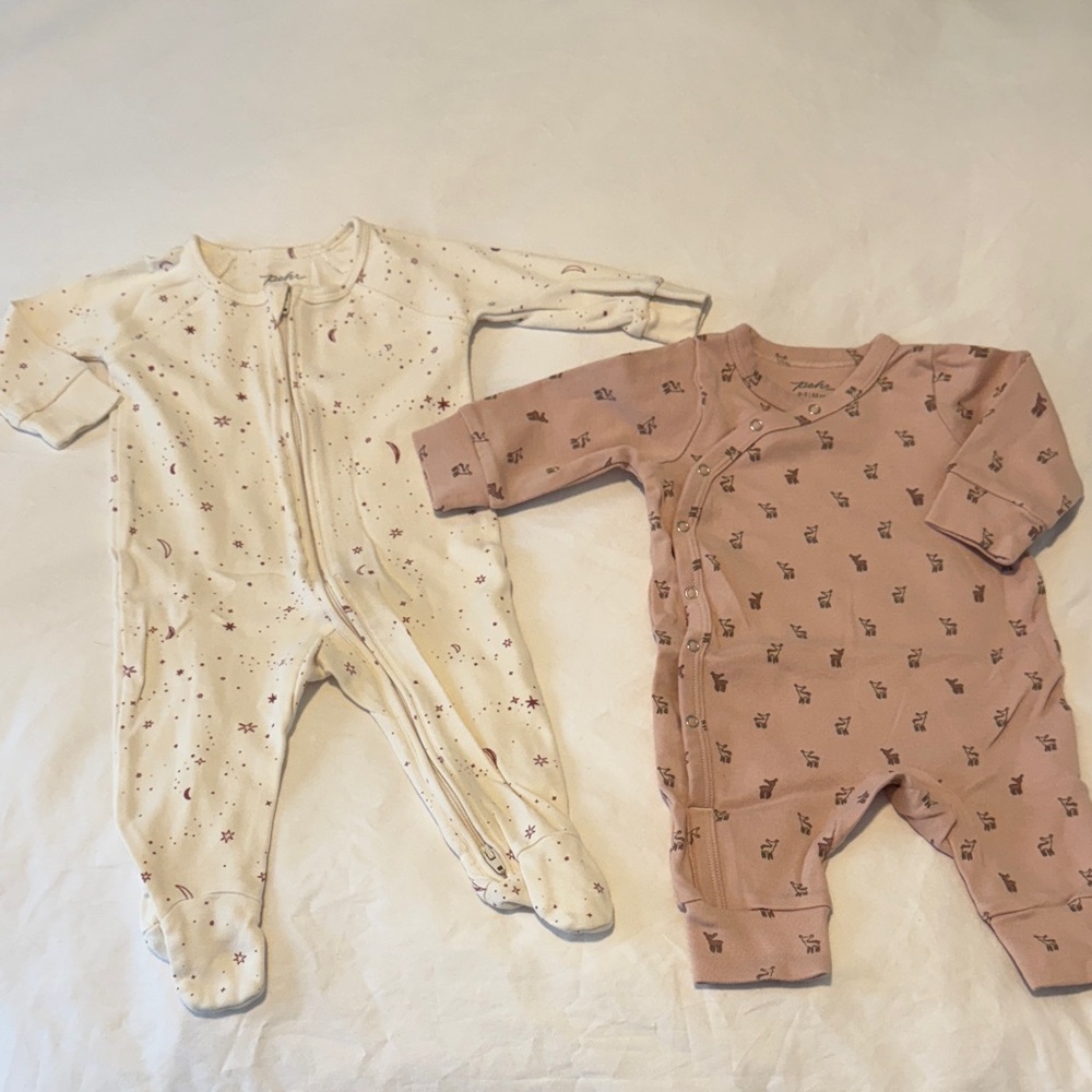 Pehr baby organic cotton onesie and romper